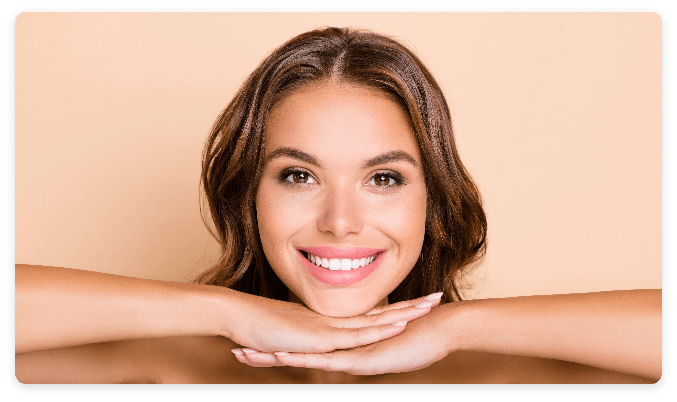 Woman smiling after Photofabulous treatment